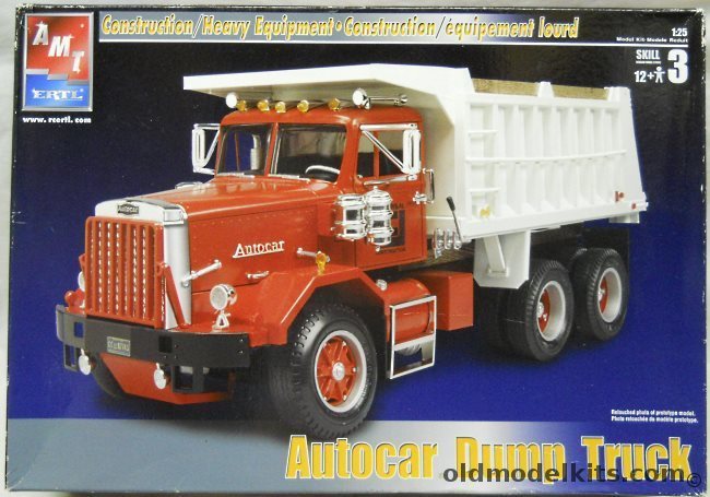 AMT 1/25 Autocar DC 9964B Dump Truck, 38141 plastic model kit